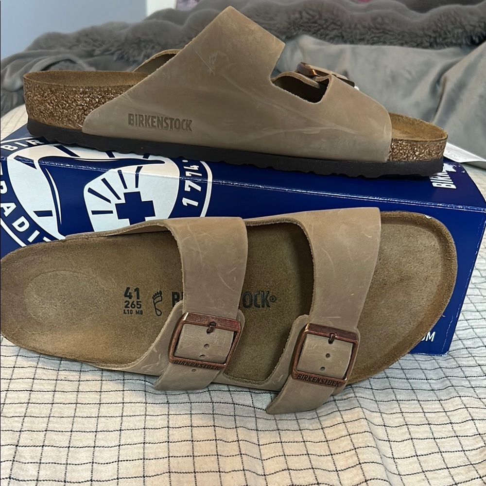 Birkenstock Tan Leather Sandals